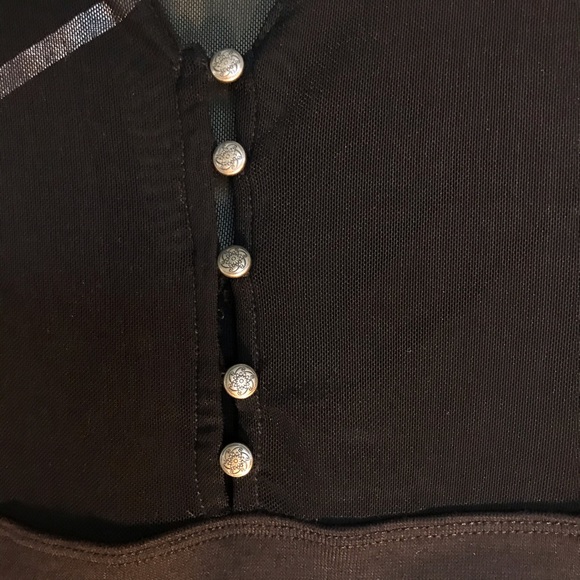 Free people women’s black top size M - Picture 6 of 6